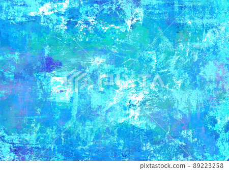 Abstract blue wall painted with various paints 89223258