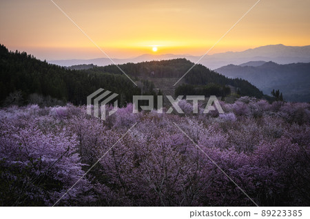 Sunset at Sakuratoge, Fukushima Prefecture Sunset at Sakuratoge, Fukushima Prefecture 89223385