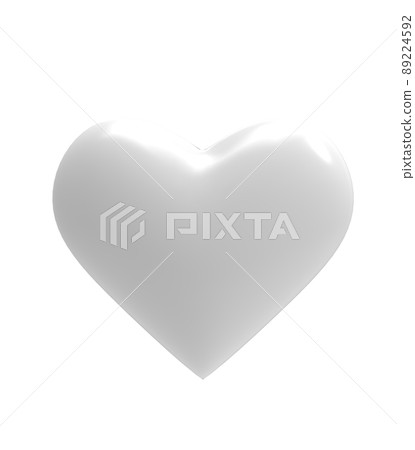 Heart icon isolated on white background. - Stock Illustration [89224592 ...