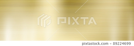 Panoramic texture of gold with glitter - Vector 89224699