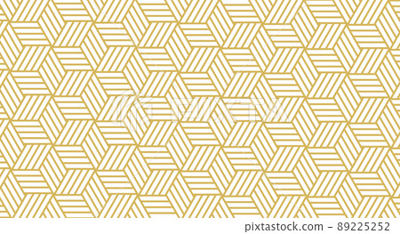 Geometry abstract gold white vector background 89225252