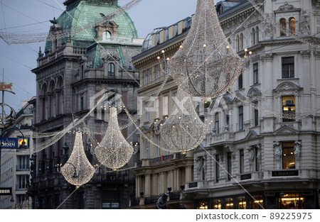 Christmas decoration in Vienna 89225975