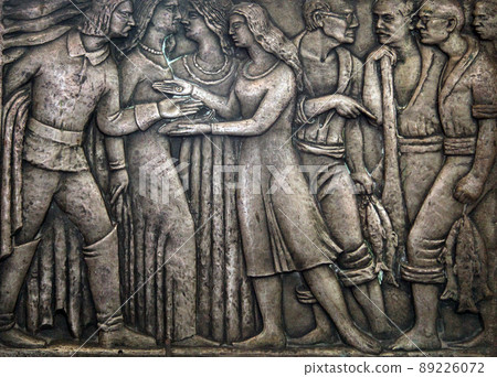 The doors of the church of St. Mary, depicting the life of Blessed Osanna of Cattaro in Kotor, Montenegro The doors of the church of St. Mary, depicting the life of Blessed Osanna of Cattaro in Kotor, Montenegro 89226072