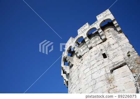 Stone fort in Korcula, Croatia Stone fort in Korcula, Croatia 89226075