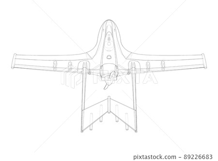Military Predator Drone. Vector Military Predator Drone. Vector 89226683