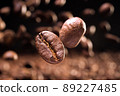 Roasted coffee beans 89227485