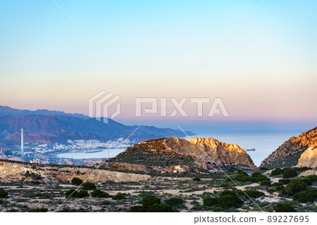 View of Carboneras, Cabo de Gata Spain View of Carboneras, Cabo de Gata Spain 89227695