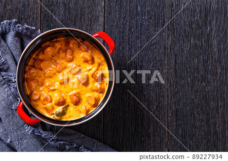 finnish sausage bites in creamy tomato sauce finnish sausage bites in creamy tomato sauce 89227934