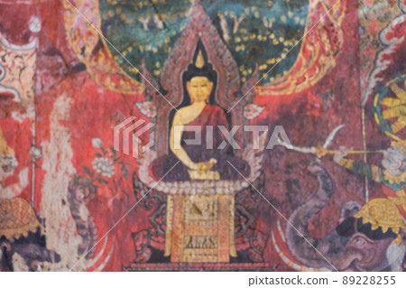 描繪佛陀生平的舊壁畫（曼谷國家博物館） 89228255
