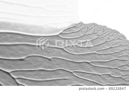 blue purple red yellow abstract acrylic painting color texture on white paper background by using rorschach inkblot method 89228847