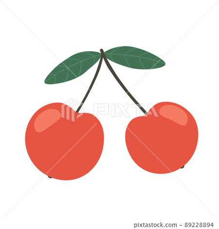 Cherry icon isolated on white background. Vector illustration for design and print Cherry icon isolated on white background. Vector illustration for design and print 89228894