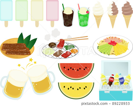 Summer food set 89228933