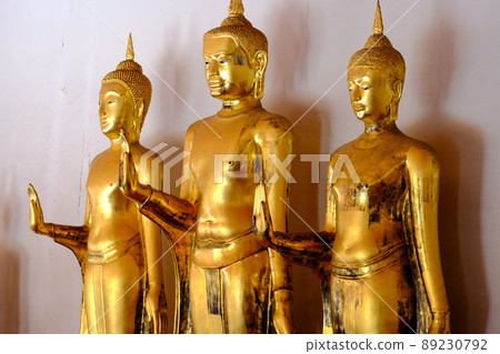 臥佛寺金佛像 2022 年 4 月（泰國曼谷） 89230792