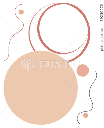 Abstract background with figures. Flyer template layout for advertising 89230976