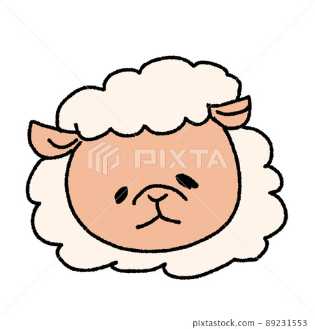 Illustration of sheep year Illustration of sheep year 89231553