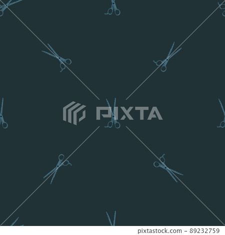 Scissors seamless pattern. Retro salon background. Scissors seamless pattern. Retro salon background. 89232759