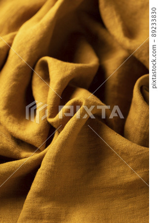 Texture with linen fabric in mango color Texture with linen fabric in mango color 89233830