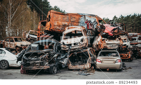 Irpin, Kyiv region, Ukraine - 28 April 2022 89234493
