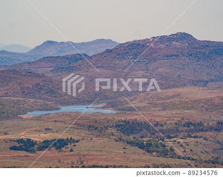 High angle view of the Medicine Park area 89234576