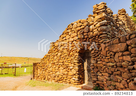 Sunny view of The Holy City of the Wichitas 89234813