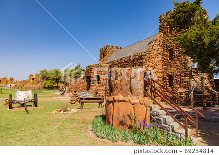 Sunny view of The Holy City of the Wichitas 89234814