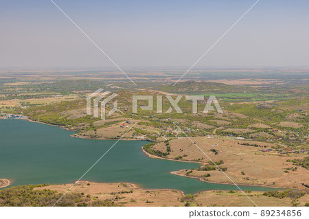 High angle view of the Medicine Park area 89234856