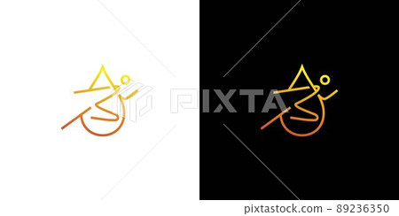 Modern and professional sports app logo design 89236350