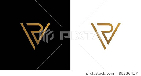 Modern and futuristic RV logo design Modern and futuristic RV logo design 89236417