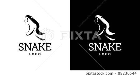 Cool and attractive snake illustration logo design 1 Cool and attractive snake illustration logo design 1 89236544