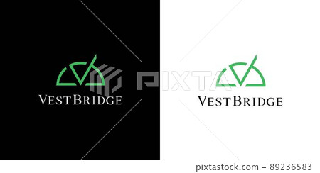A modern and elegant bridge logo design A modern and elegant bridge logo design 89236583