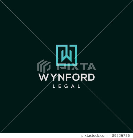 Modern and luxurious initial W letter logo design 1 89236726