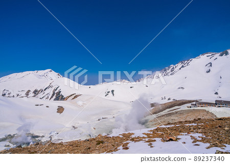 (Toyama Prefecture) One-sided silver world Tateyama, Jigokudani, Enmadai (Toyama Prefecture) One-sided silver world Tateyama, Jigokudani, Enmadai 89237340