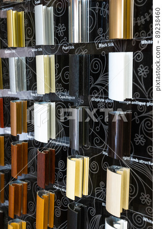 Small color sample boards. toned image for design - Colorful sets with cards for furniture Small color sample boards. toned image for design - Colorful sets with cards for furniture 89238460