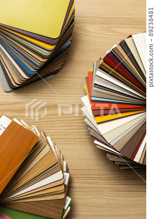 Colorful texture pattern and color palette - Swatches to choose from 89238481