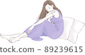 Woman wearing room wear 89239615
