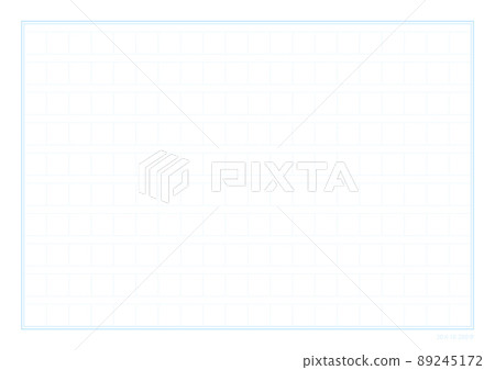 200-character light blue manuscript paper / stationery template ――20 characters x 10 steps ――Width A4 ratio 89245172