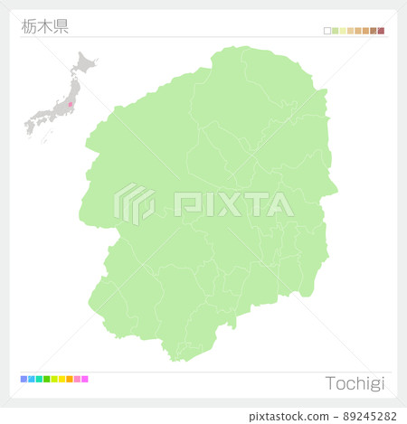 Tochigi Map 89245282
