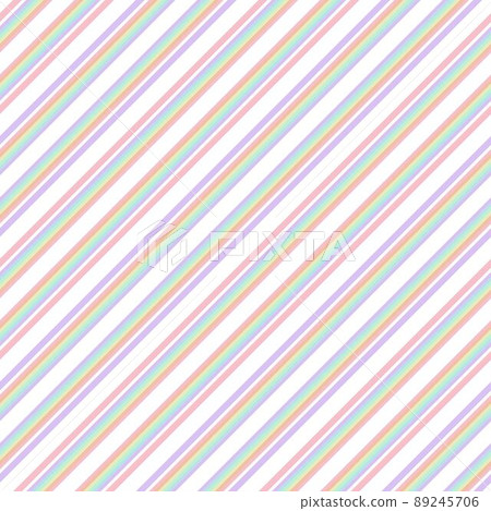 Rainbow Stripe seamless pattern background in diagonal style 89245706