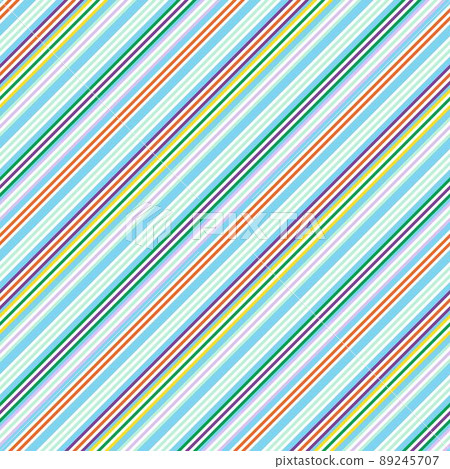 Rainbow Stripe seamless pattern background in diagonal style 89245707