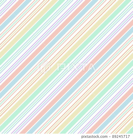 Rainbow Stripe seamless pattern background in diagonal style 89245717
