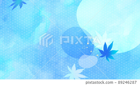 Transparent summer Japanese-style material Transparent summer Japanese-style material 89246287