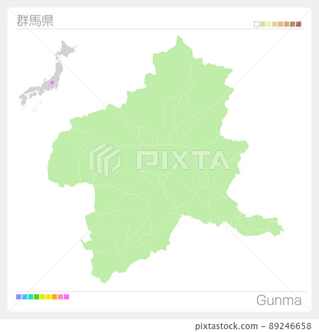 Gunma Map 89246658