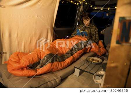 Auto camp van-dwelling image 89246866