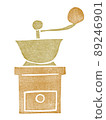 Coffee mill stamp Coffee mill stamp 89246901