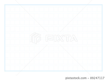 200-character light blue manuscript paper / stationery template ――20 characters x 10 steps ――Width A4 ratio 89247117