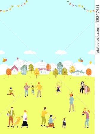 家庭育兒街景 89247481