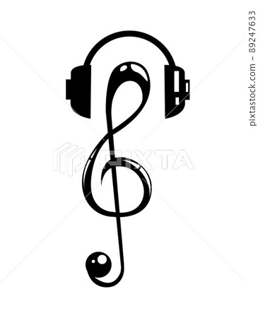 Musical notes. Vector illustration. 89247633
