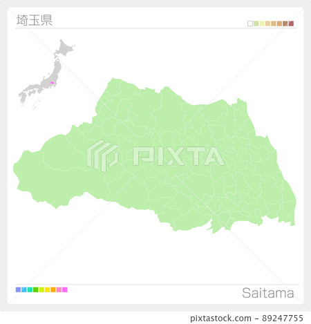 Map of Saitama Prefecture ・ Saitama Map Map of Saitama Prefecture ・ Saitama Map 89247755