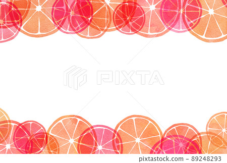 Background material_citrus_watercolor style Background material_citrus_watercolor style 89248293