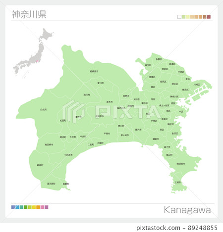 Kanagawa Map 89248855